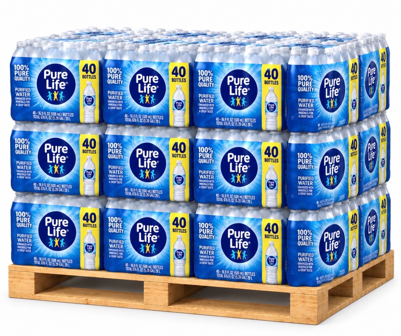 Pure Life (16.9 oz) - Half Pallet